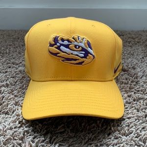 Yellow LSU Tigers Nike Dri-Fit hat. Only worn to try on at store.